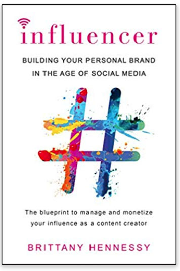 Book title - Influencer: Building Your Personal Brand in the Age of Social Media.