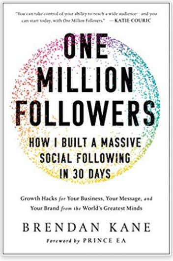 Book title - One Million Followers: How I Built a Massive Social Following in 30 Days.