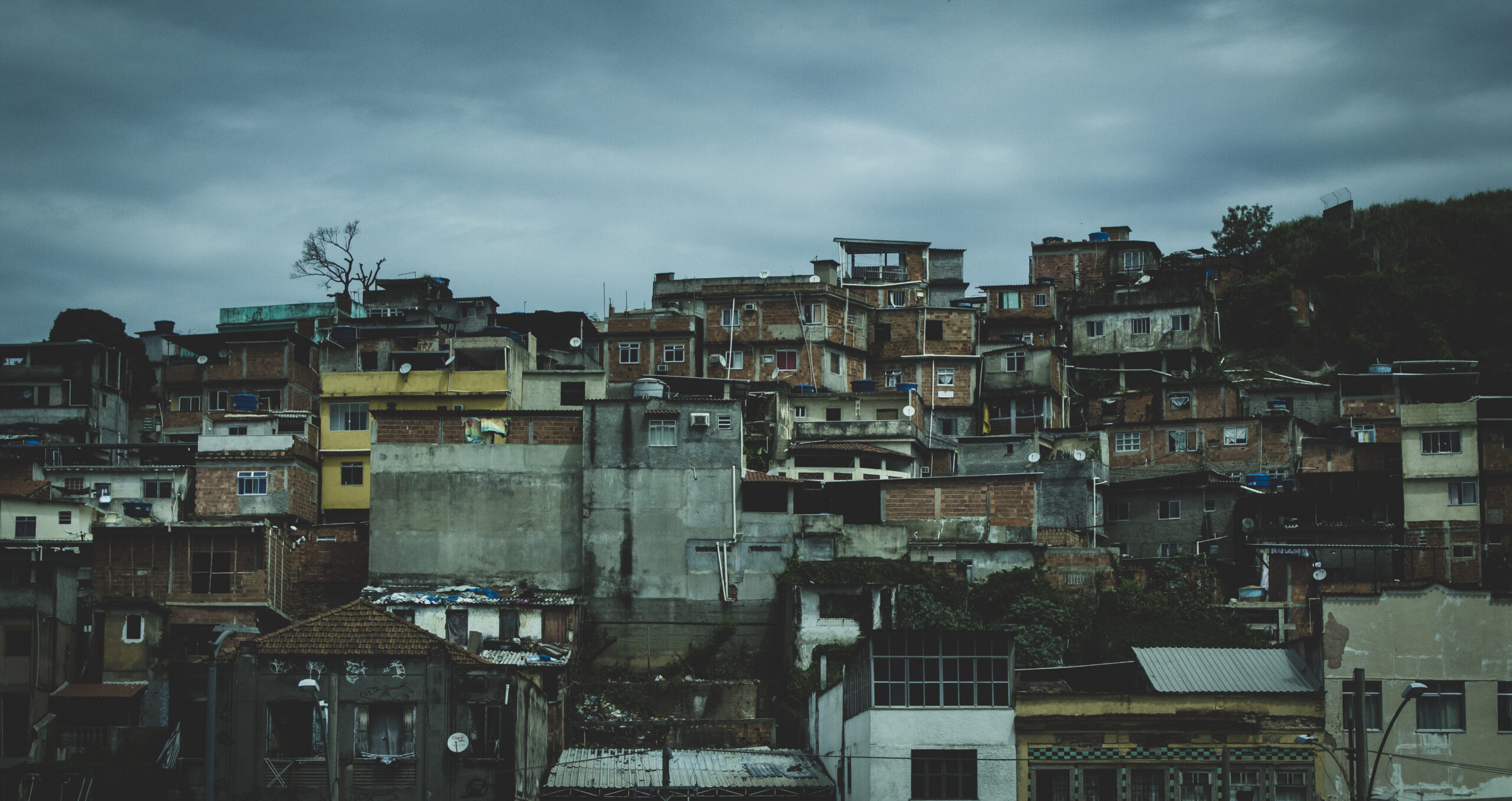 A favela (slum) in Rio de Janeiro, Brazil.