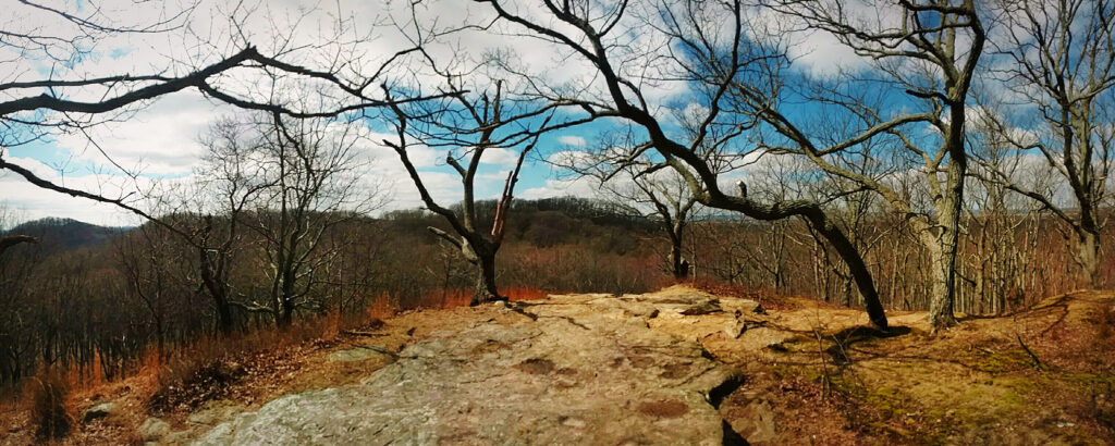 Pinnacle Peak at Jackson-Washington State Forest near Brownstown, Indiana.